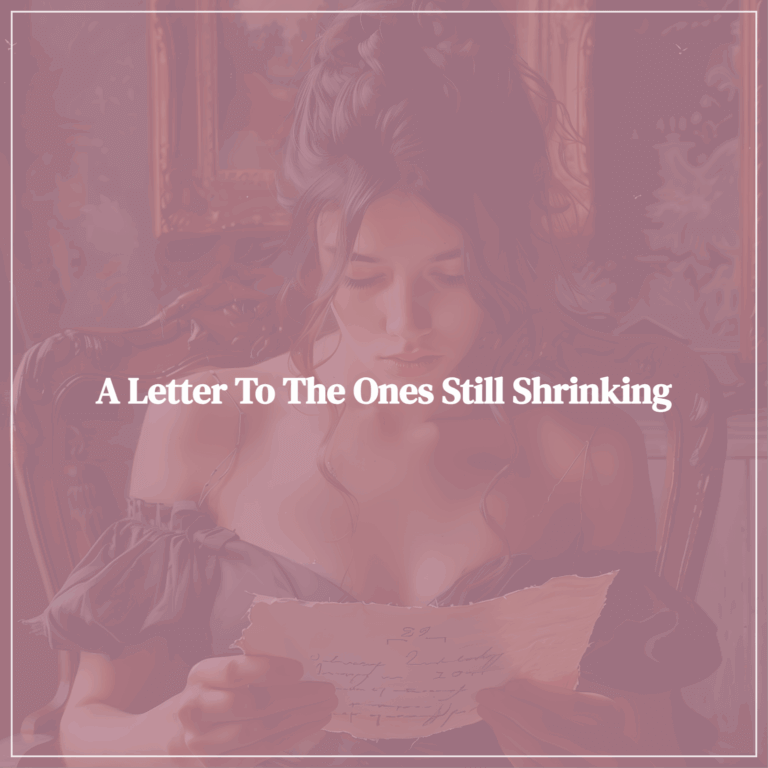 A Letter to the Ones Still Shrinking - Image by Leo from Pixabay - Featured