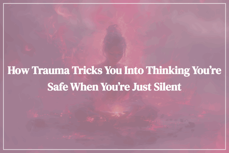 How Trauma Tricks You Into Thinking You’re Safe When You’re Just Silent - Image by MythologyArt from Pixabay - Featured