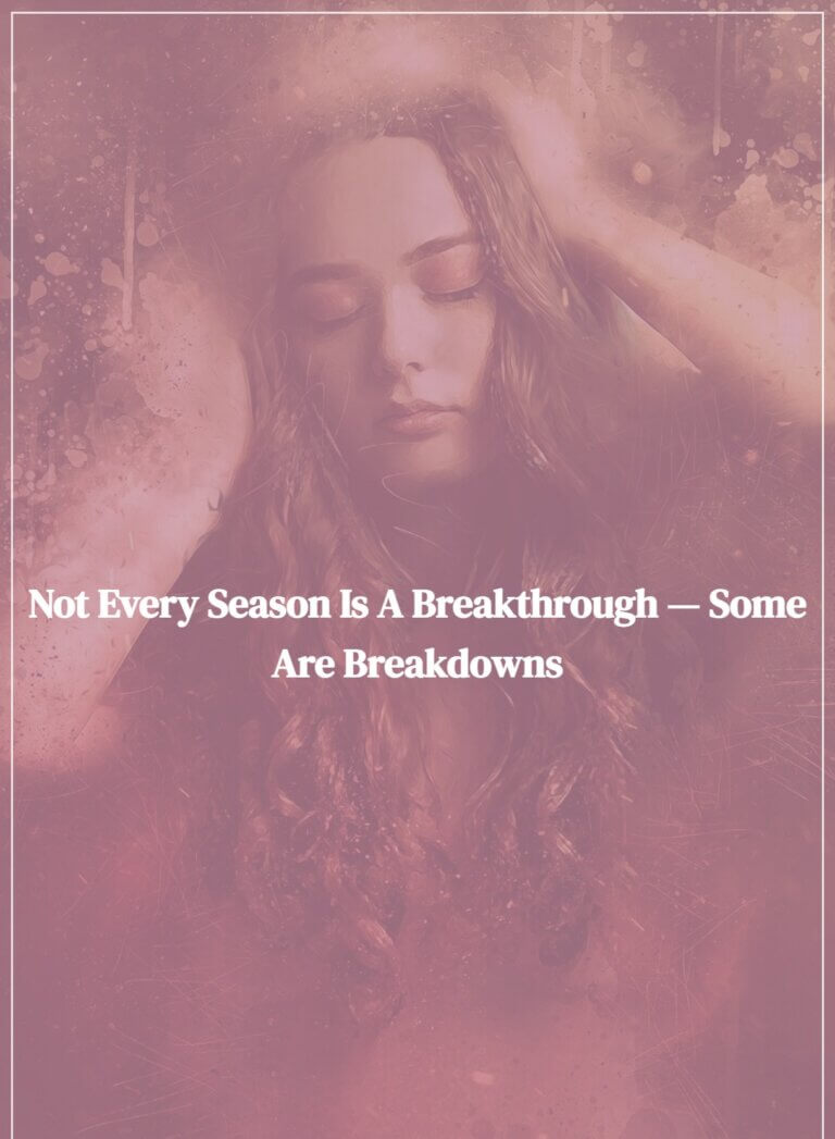 Not Every Season is a Breakthrough — Some Are Breakdowns - Image by Enrique Meseguer from Pixabay - Featured