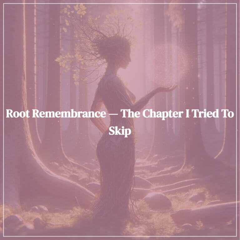 Root Remembrance — The Chapter I Tried to Skip - Image by Ennaej from Pixabay - Featured
