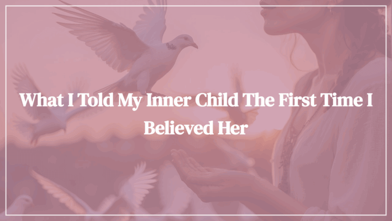 What I Told My Inner Child the First Time I Believed Her - Image by Gerd Altmann from Pixabay - Featured