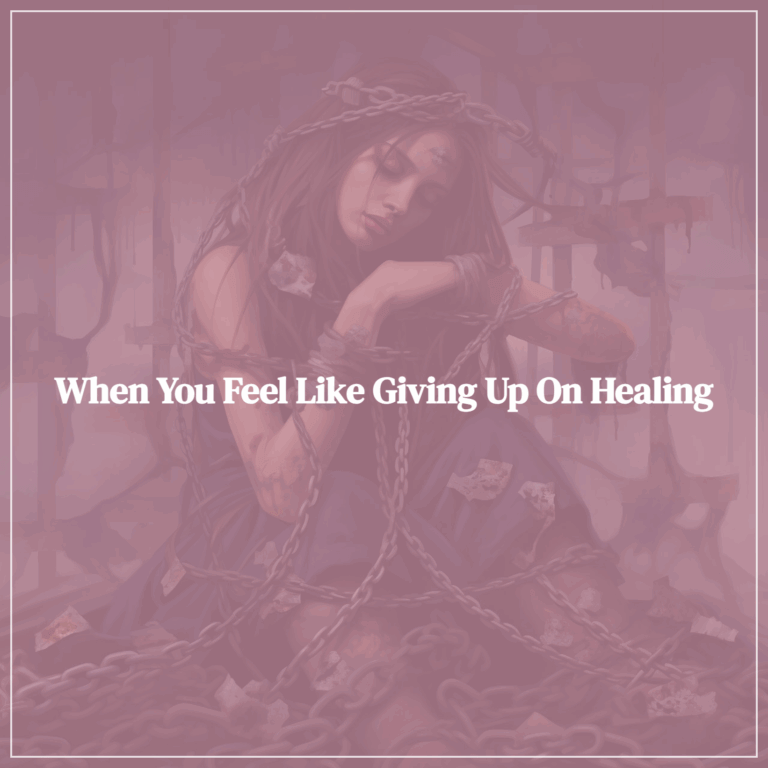 When You Feel Like Giving Up on Healing - Image by Dee from Pixabay - Featured