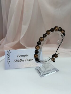 Wisdom Wired™ Chapter 6 Bracelet – Bronzite – "Shielded Power" - Embodiment Edition