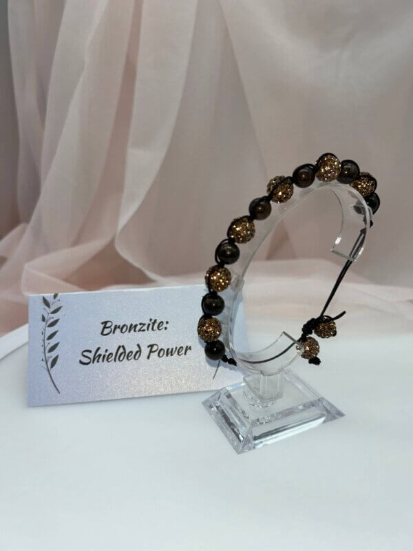 Wisdom Wired™ Chapter 6 Bracelet – Bronzite – "Shielded Power" - Embodiment Edition