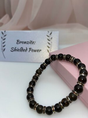 Wisdom Wired™ Chapter 6 Bracelet – Bronzite – "Shielded Power" - Radiance Edition