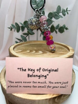 Wisdom Wired™ Chapter 1 Keychain - The Key of Original Belonging