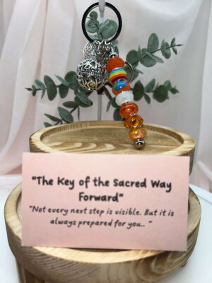 Wisdom Wired™ Chapter 10 Keychain - The Key of the Sacred Way Forward