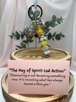 Wisdom Wired™ Chapter 7 Keychain - The Key of Spirit-Led Action