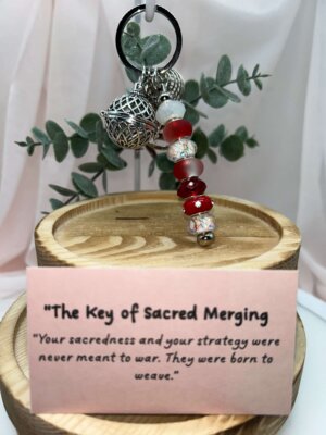 Wisdom Wired™ Chapter 9 Keychain - The Key of Sacred Merging