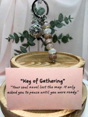 Wisdom Wired™ Chapter 3 Keychain - The Key of Gathering