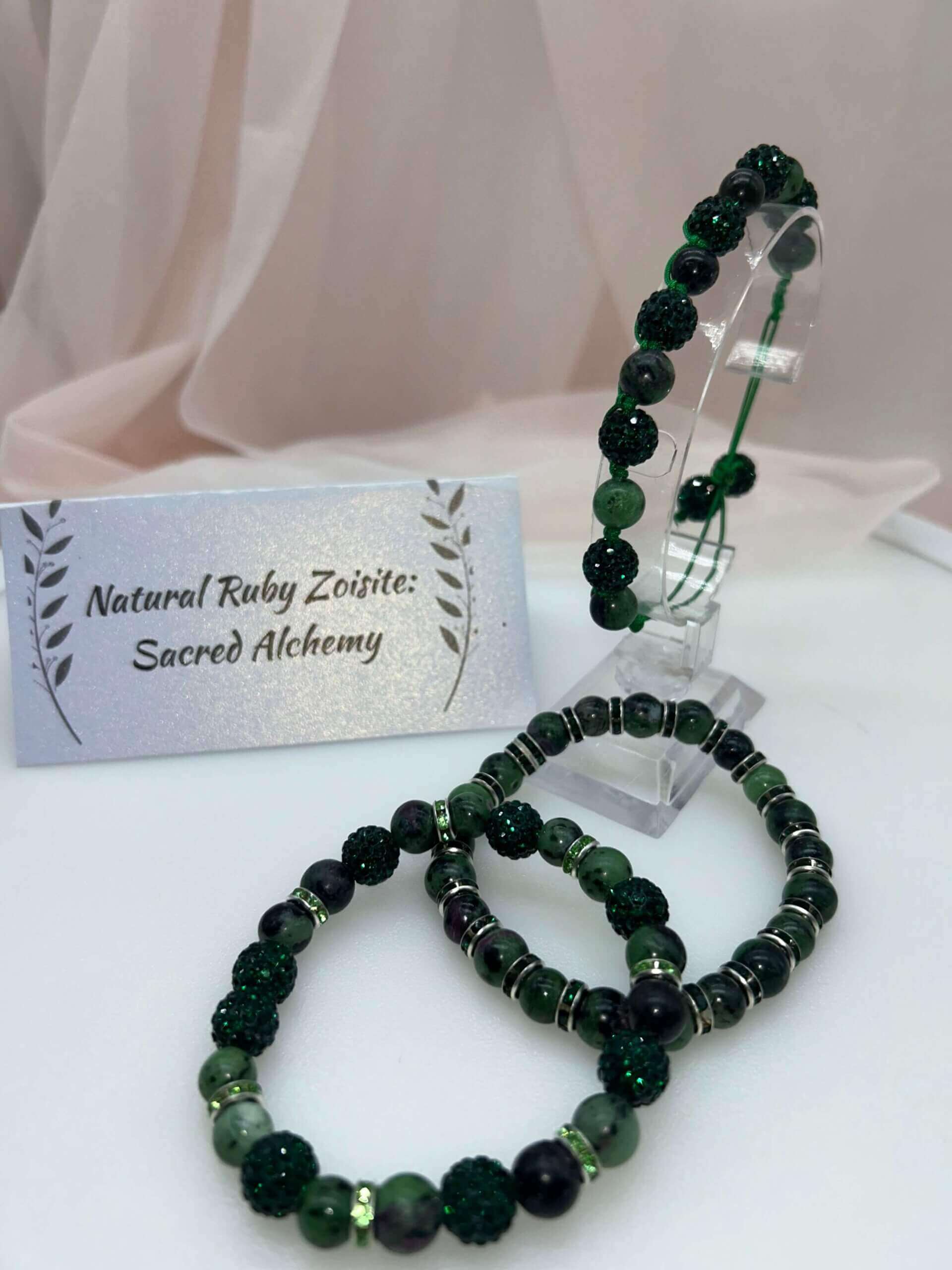Wisdom Wired™ Chapter 8 Bracelet – Ruby Zoisite – Sacred Alchemy Store